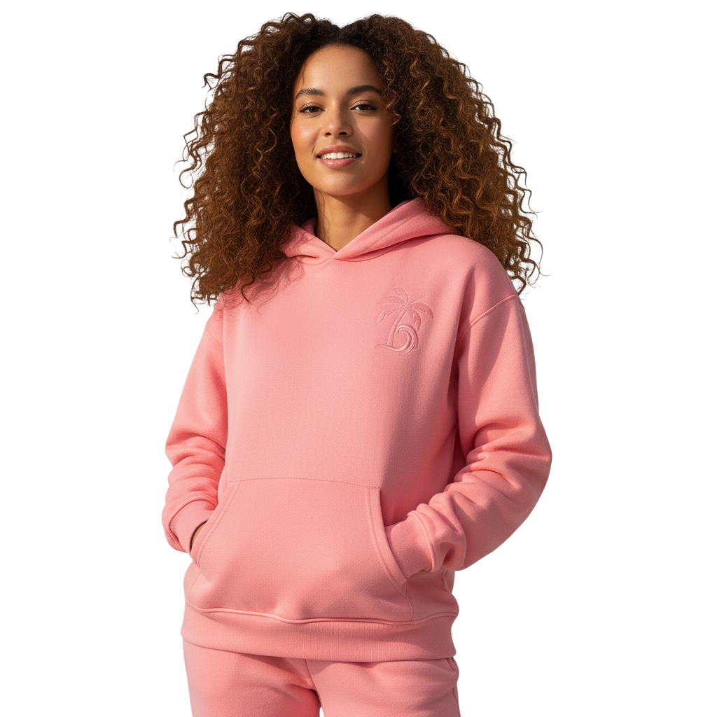 Cozy Turtle Palms Silk Hoodie