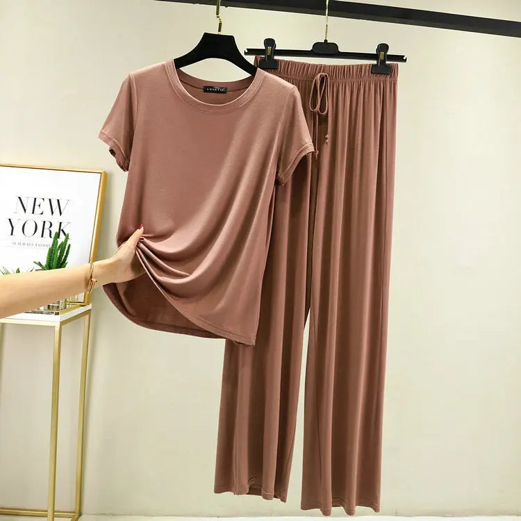 Women Lounge Cute Modal Pajama Sets
