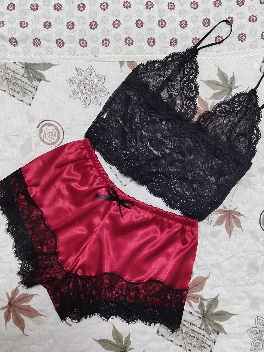 Women Sexy Transparent Sleeveless Tops Sleepwear
