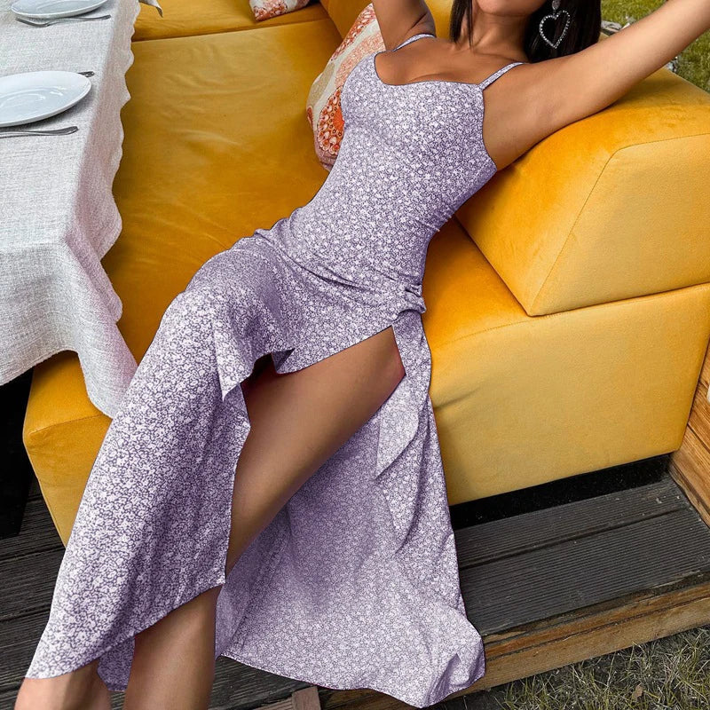 Womens Slit Maxi Dress