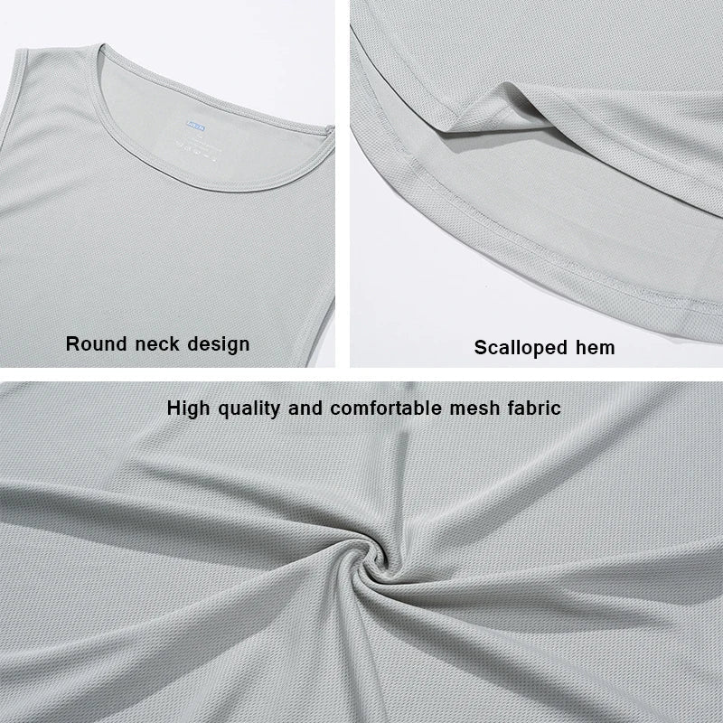Men’s Quick-Dry Loose Gym Tank Top