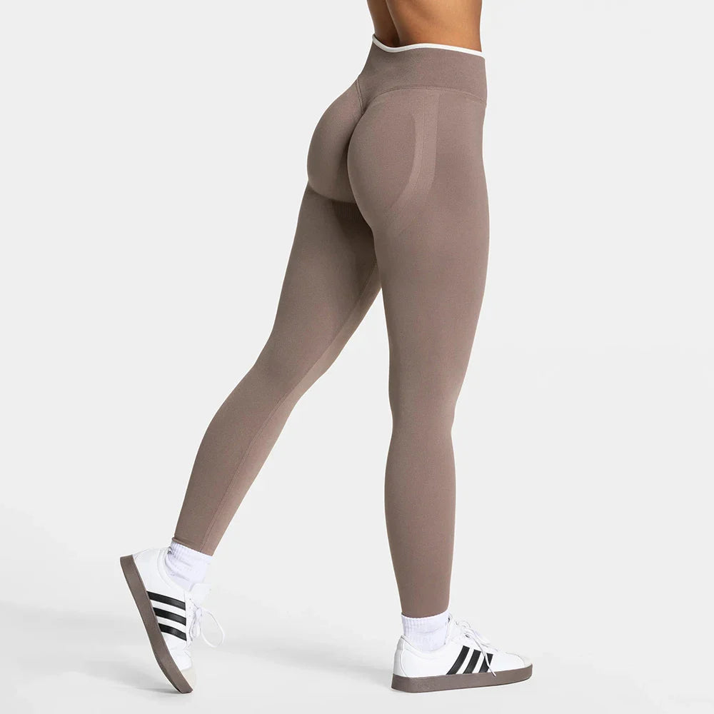 Women High Waist Scrunch Seamless Yoga Leggings