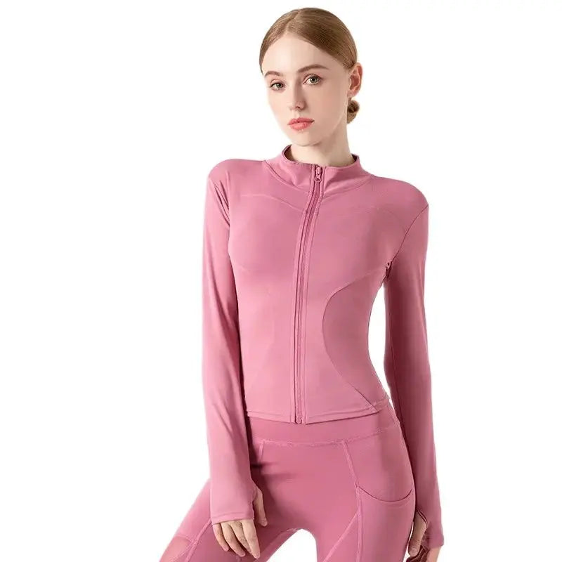 Fit Coat Women Casual Wear Long Sleeve Yoga Jacket