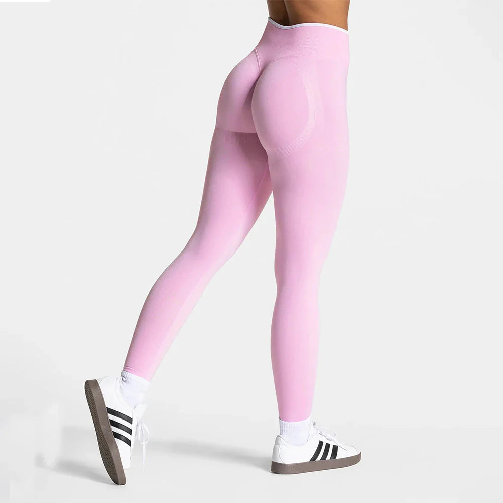 Women High Waist Scrunch Seamless Yoga Leggings