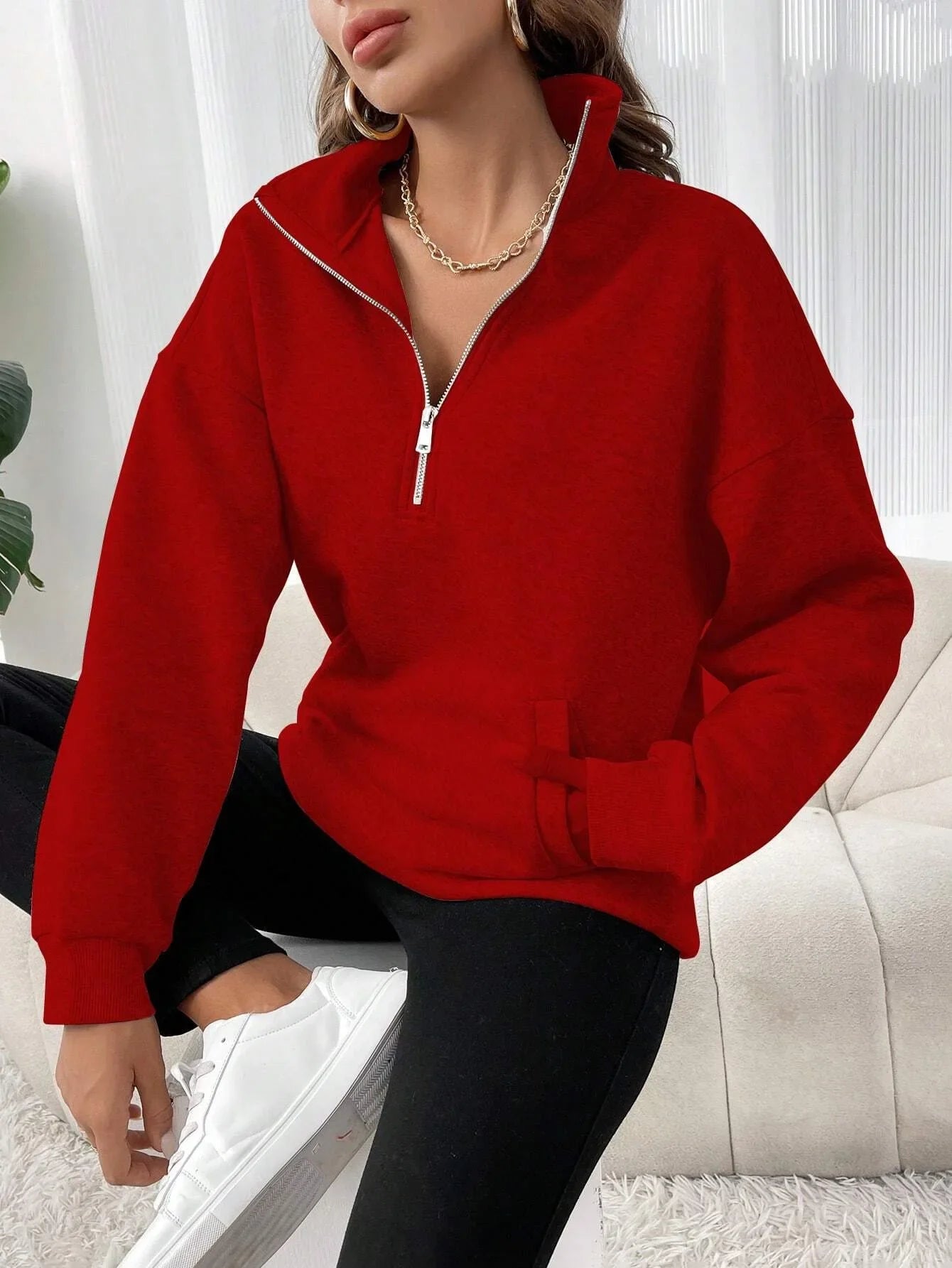 Womens quarter zip