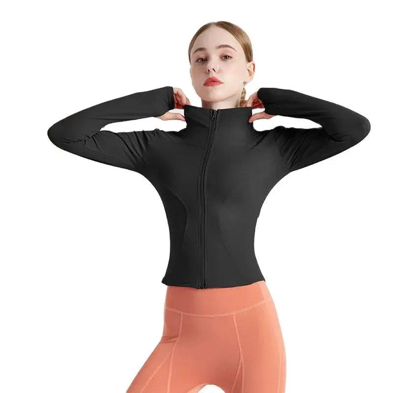 Fit Coat Women Casual Wear Long Sleeve Yoga Jacket