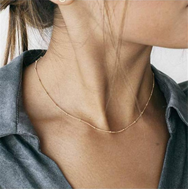 29-Piece Gold Layered Necklace Set for Women