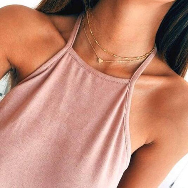 29-Piece Gold Layered Necklace Set for Women
